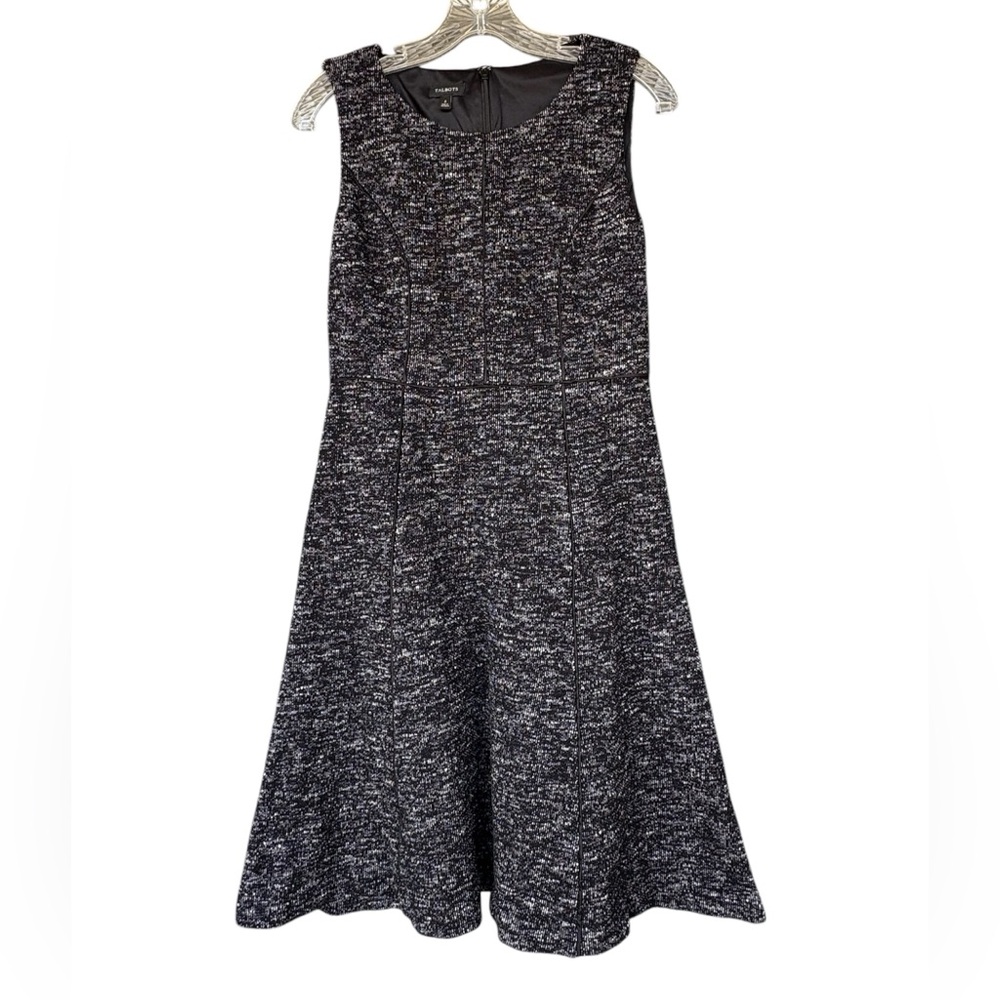 Talbots Tweed Fit and Flare Dress